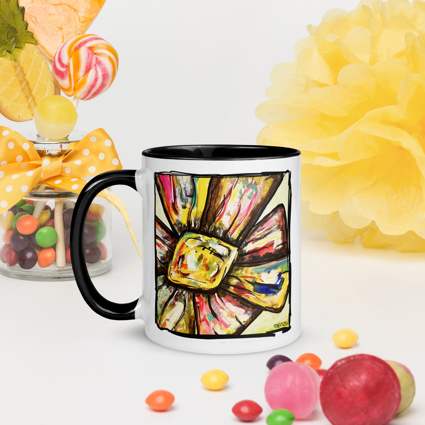 They are watching us - Flower N.4 - Mug