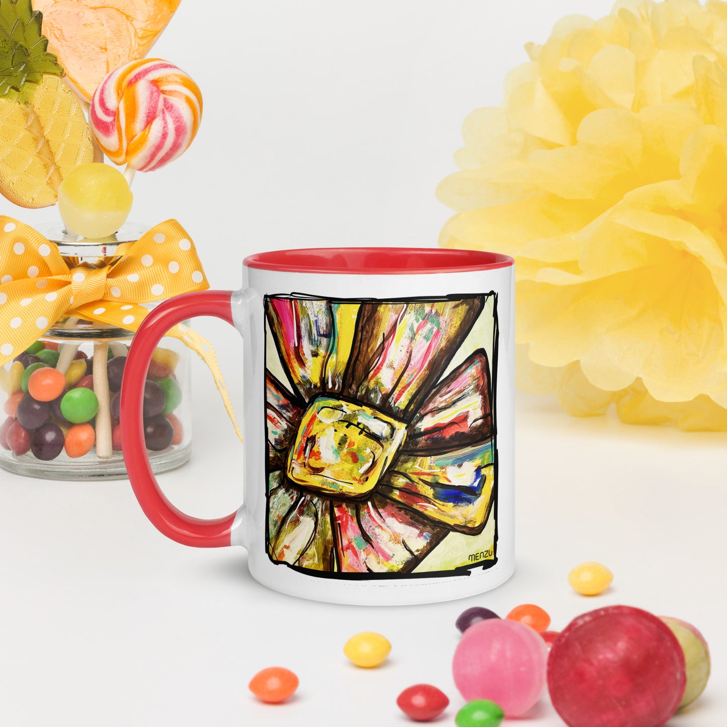 They are watching us - Flower N.4 - Mug