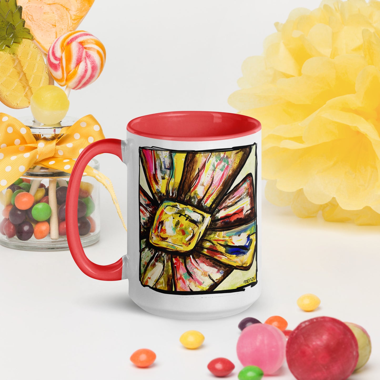 They are watching us - Flower N.4 - Mug